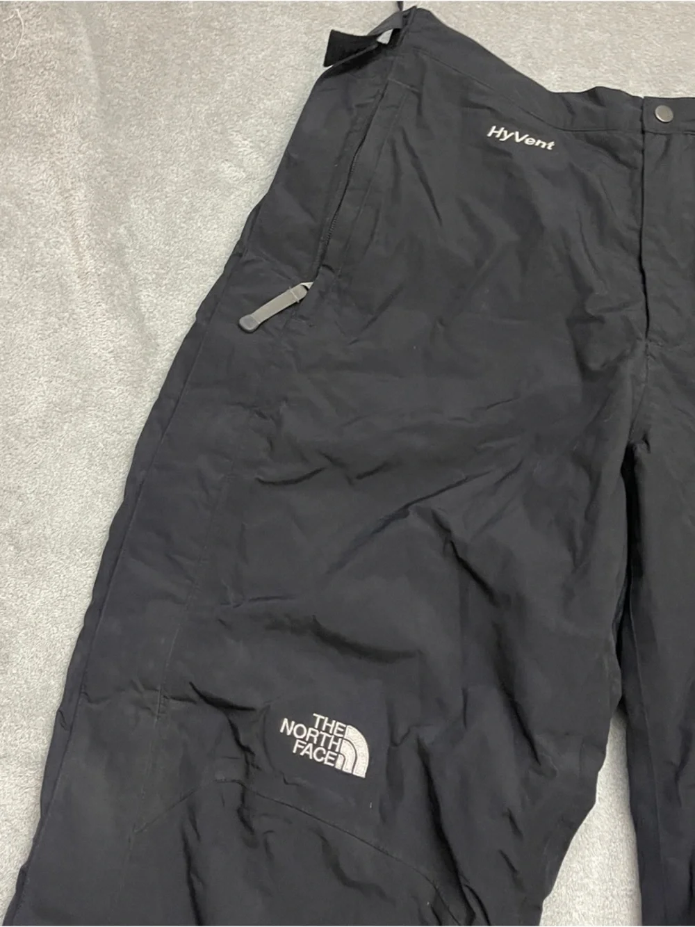 The North Face HyVent Snow Pants Mens XL Black Waterproof Ski Snowboard